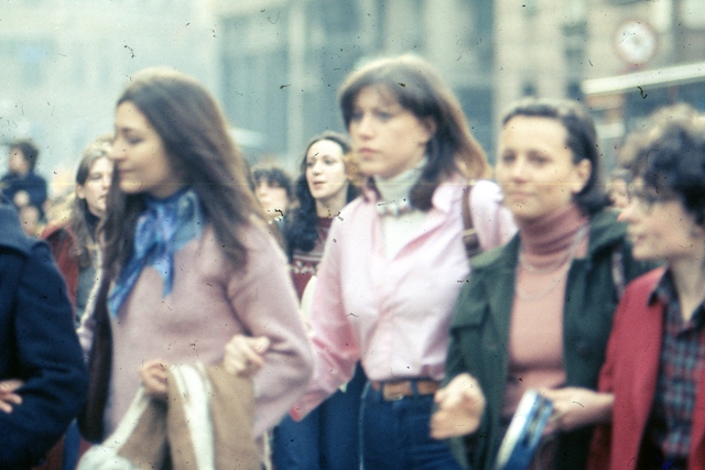 Manifestazione femminista, 1977